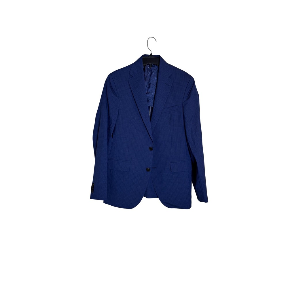 Ted Baker Blazer Mens 40R Blue Ralph CT Wool Made in Italy Suit Jacket Formal
